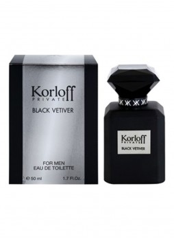 Korloff Black Vetiver for Men Edt 50 Ml